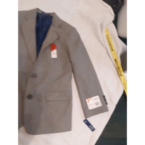 IZOD KIDS SIZE 10 REGULAR FIT SUIT COAT GRAY NWT $110 VALUE FOR LESS. - Picture 2 of 9